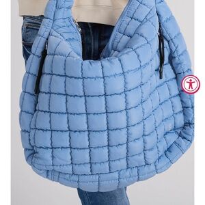 Free People Quilted Carryall Bag